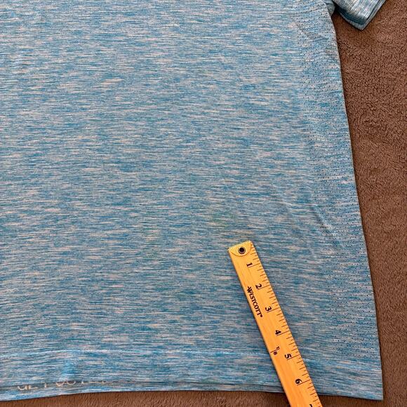 Lululmon Light Blue Swiftly Tech Crew Neck Shortsleeve Athletic Shirt Men Size L - Picture 8 of 9